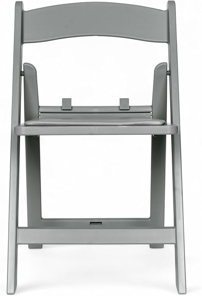Flash Furniture Hercules Set of 10 Kids Gray Resin Folding Chair - Image 14