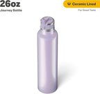 RTIC 26oz Journey Bottle Metal Stainless Steel Vacuum Insulated, BPA Free, Reusable, for Water, Hot and Cold Drinks, Travel, Sports, Camping, Lavender Glitter