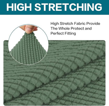Turquoize Stretch Sofa Slipcover 2 Pieces Sofa Cover Couch Cover - Image 5