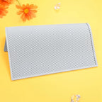 TUKE 3D Cake Lace Mold Stripe Lace Mat Embosser Texture Silicone Mould Fondant Chocolate Stencil Border Bakeware Cake Decorating (A_ Stripe)