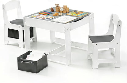 Pterying Wood Toddler Table and Chair Set by Unknown