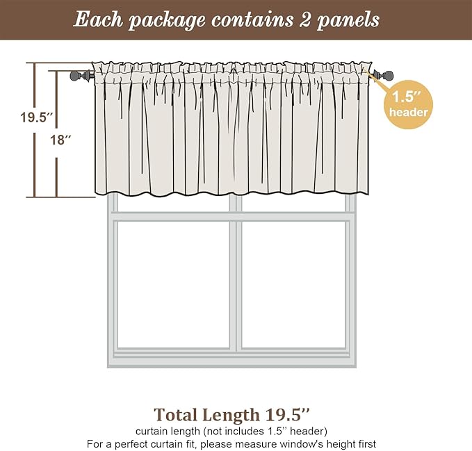Chyhomenyc Sheer Sage Green Valances - Image 3