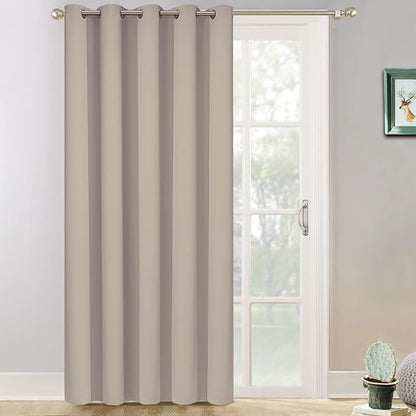 Yakamok Curtain, Wide Thermal Blackout Panel, Sliding Door, 70 x 84, 1 Panel | by Yakamok