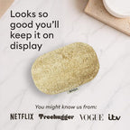 Vove Scrub Sponges 4 Pack, Cellulose & Cotton with Natural Loofah, Eco-Friendly Loofah Dish & Kitchen Sponges, Bathroom Scrubbing Pads, FSC-Certified Packaging
