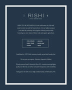 Rishi Tea Masala Chai Black Sachet Tea Bag Blend - Organic, Assam with Whole Spices, Energizing & Caffeinated - 50 Count