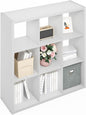 Furinno Simple Cube Storage Organizer, 9-Cube Display Shelf, Open Back Shelving by Furinno-FitsYourSpaceFitsYourBudget