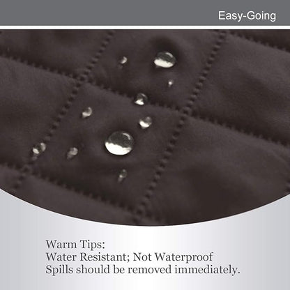 Easy-Going Reversible Couch Cover, 2 Cushion Sofa, Chocolate/Chocolate | - Image 5