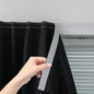 Blackout Curtains with Self Adhesive Tape No Rod No Drill Easy Install Window by Sovtfides