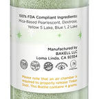 Bakell - Soft Green Tinker Dust (4g, 1x Mini Spray Pump) Edible Glitter for Food, Desserts, and Beverages!