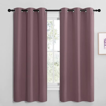 NICETOWN Dry Rose Room Darkening Curtains by NICETOWN