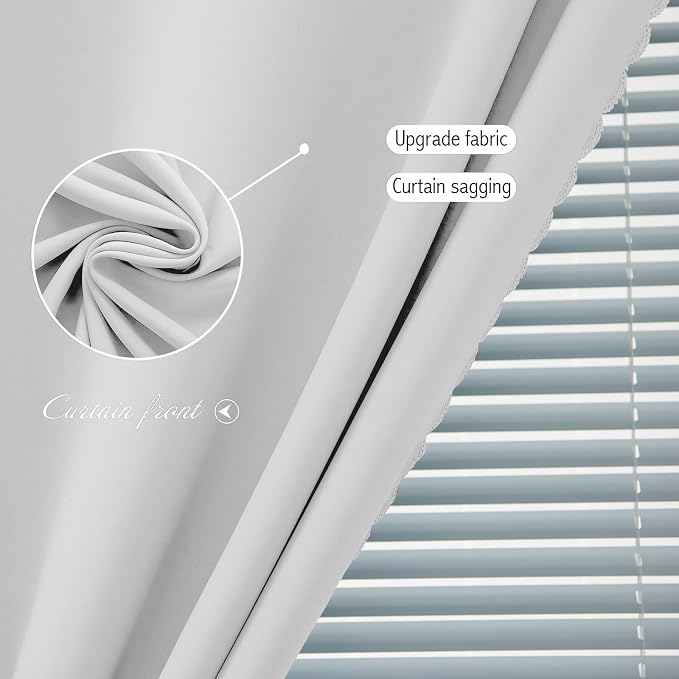 Portable Light Blocking Curtains Self-Stick Design, Removable Adhesive Window - Image 5