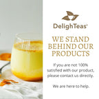 DelighTeas Organic Golden Milk Powder with Turmeric, Ginger, Ceylon Cinnamon | Ayurvedic Spices for Golden Turmeric Latte | Unsweetened, Vegan, Non-GMO, Keto | 120 Servings, 5 oz.