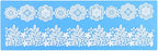 Embossing Lace Fondant Mold, Multi Circle Flowers Lace Mat Wedding, Silicone Molds for Cake Decorating Tool, Cake Lace Molds