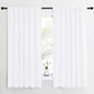 NICETOWN White Curtains, 50% Light Blocking Curtain Panels by NICETOWN