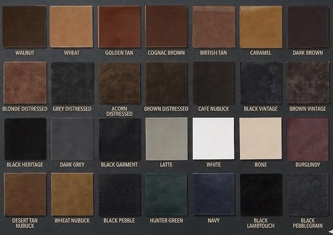 NAT LEATHERS | Tan Cognac 2 Tone Soft Faux Vegan Leather PU | 2 Yards Cut by - Image 2