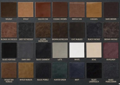 NAT LEATHERS | Tan Cognac 2 Tone Soft Faux Vegan Leather PU | 2 Yards Cut by - Image 2