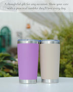 Travel Coffee Tumbler 20oz, 1 Pack Leakproof Travel Coffee Mug with Lid and Straw, Stainless Steel Double Wall Vacuum Insulated Tumbler for Hot/Iced Drinks (Textured Matte, Yellow)