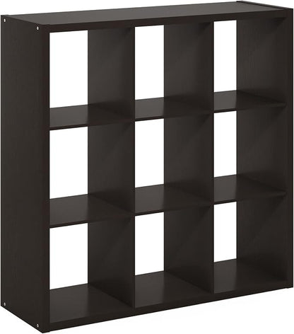 Furinno CUBICLE Book Shelf, 9-Cube Bookshelf, Extra Thick Frame Reversible - Image 10