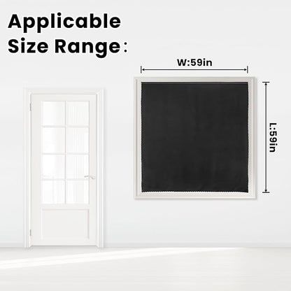 Adhesive Blackout Curtains- Self Stick Shades Window Blinds Curtains No Rod - Image 7