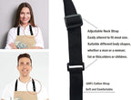 Hokusai The Great Wave Bib Apron with Adjustable Neck for Men Women,Suitable for Home Kitchen Cooking Waitress Chef Grill Bistro Baking Apron