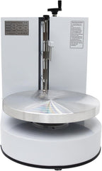 TECHTONGDA Cake Decorating Coating Machine Cream Spreading Automatic Frosting Turntable with Graduated Scraper 60-320RPM Rotating Speed for 4-12inch Cakes White