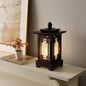 Antique Alive Traditional Korean Wood Lamp | Handmade Asian Oriental Table by AntiqueAlive