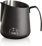 Milk Frothing Pitcher 750ML - Espresso Steaming Pitcher with Large Handle and V-Spout,Stainless Steel Milk Frothing Cup for Cappuccino, Latte Art,Coffee Machine Accessories