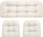 DANGHOOGY Wicker Chair Cushions, Waterproof Outdoor Loveseat Cushions by DANGHOOGYFurnitureCushions