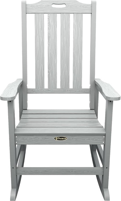 THOEOE Oversized Rocking Chair Set of 4, Outdoor Rocking Chair - Image 8