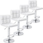Homall Bar Stools Modern PU Leather Adjustable Swivel Barstools, Armless by Homall