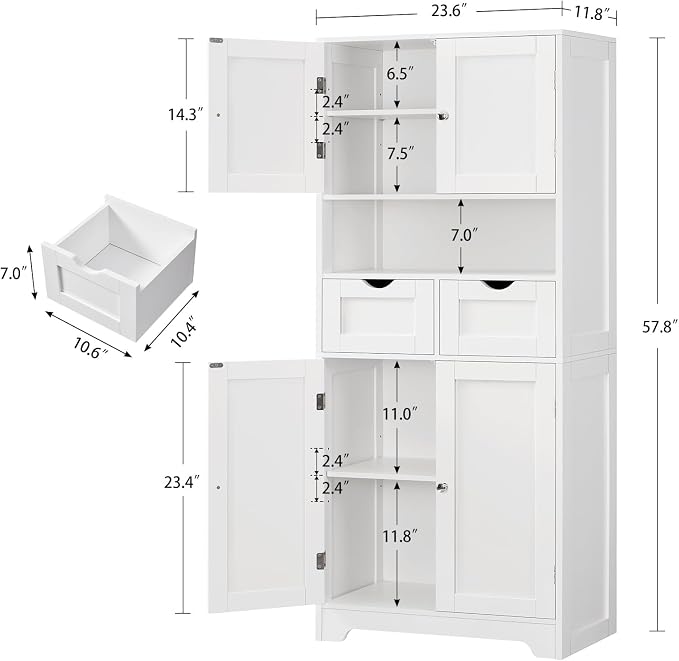 Iwell Tall Storage Cabinet - Image 3