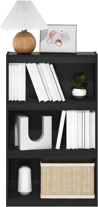 Furinno Jaya Enhanced Home Bookcase 3-Tier Adjustable Bookshelf - Image 4