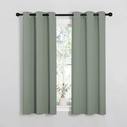 NICETOWN Window Curtain Panels, Thermal Insulated Solid Grommet Blackout by NICETOWN