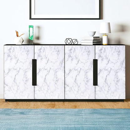 Arthome White Marble Contact Paper - Image 3