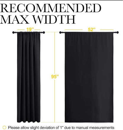 NICETOWN Black Out Window Curtains - Image 7