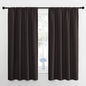 NICETOWN Kitchen Curtains, Short Blackout Curtains & Drapes, Toffee Brown by NICETOWN