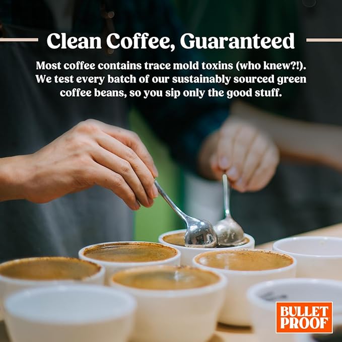Bulletproof The Mentalist Medium-Dark Roast Whole Bean Coffee, 12 Ounces, Clean Coffee Tested for Toxins, Packaging May Vary
