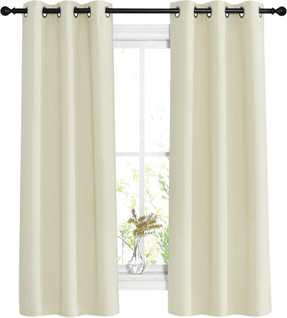 NICETOWN Room Darkening Beige Curtains by NICETOWN