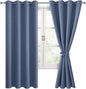 Blackout Curtains for Bedroom, 52 x 63 Inches Length, Window Curtains, Living by Hiasan