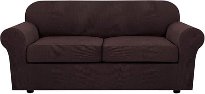 H.VERSAILTEX 3 Piece Stretch Sofa Covers by HVERSAILTEX