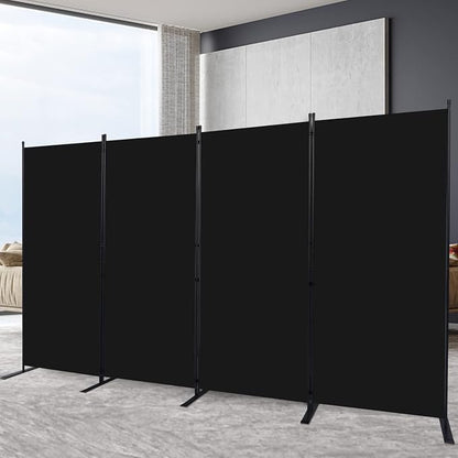 Room Divider 6FT Portable Room Dividers and Folding Privacy Screens, 4 Panel by HOMSCREENER