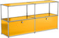 Modern Storage Cabinet Yellow F Versatile Free-Standing Organizer by ARVORAHome