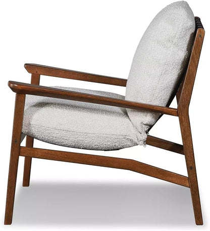 Grain Wood Furniture Solid Wood Mid Century Lounge Chair - Image 7