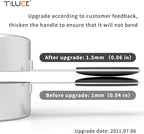 TILUCK Measuring Cups and Spoons Set, Stainless Steel, Kitchen Utensils for Cooking and Baking (11, Black)
