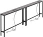 SUPERJARE 78.8 Inch Narrow Console Table by SUPERJARE