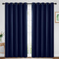 Yakamok Room Darkening Curtains 70x84 inch Length Navy Blue-Living Room | 2 by Yakamok