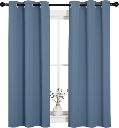 NICETOWN Kitchen Curtains with Grommet Top, Privacy & Room Darkening Thermal - Image 2