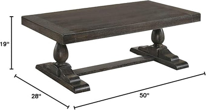 Best Master Furniture Transitional Living Room Coffee Table - Image 3