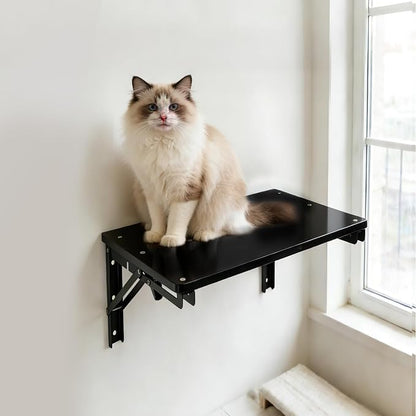 Folding Shelf Wall Mounted for Small Space, Home Office Floating Fold Down Desk - Image 8