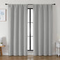 Simplebrand Ava Silver Grey Blackout Curtains by Simplebrand